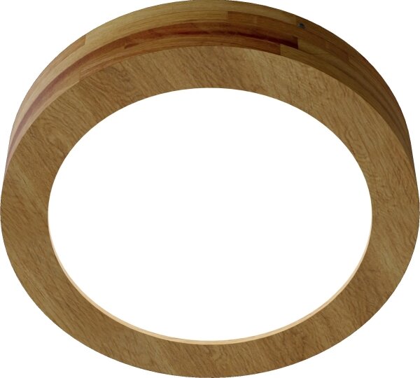 APLED - Plafoniera LED RONDO LED/24W/230V d. 30 cm legno