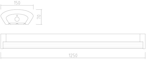 APLED - LED Lampada fissa TROUT LED/36W/230V