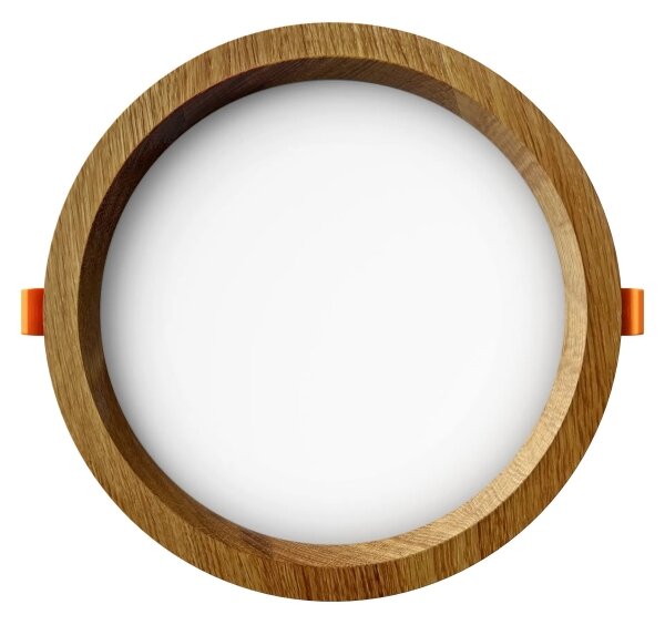 APLED - Lampada LED RONDO WOODLINE LED/12W/230V 3000K diametro 20 cm quercia legno solido