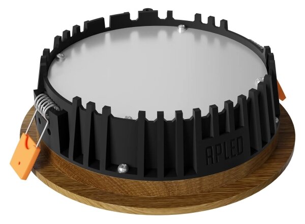APLED - Lampada LED RONDO WOODLINE LED/6W/230V 4000K diametro 15 cm quercia legno solido