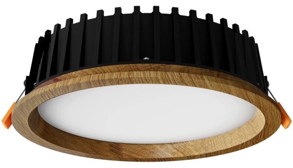 APLED - Lampada LED RONDO WOODLINE LED/12W/230V 3000K diametro 20 cm quercia legno solido