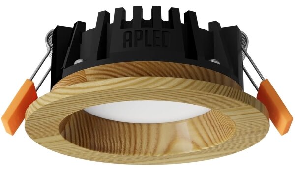 APLED - Lampada LED RONDO WOODLINE LED/3W/230V 4000K diametro 9 cm pino legno solido