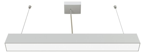 APLED - Lampadario LED su corda LOOK LED/23W/230V 4000K 60 cm argento