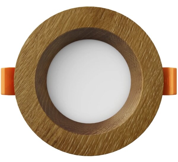 APLED - Lampada LED RONDO WOODLINE LED/3W/230V 4000K diametro 9 cm quercia legno solido