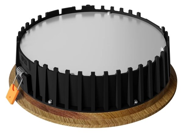 APLED - Lampada LED RONDO WOODLINE LED/12W/230V 3000K diametro 20 cm quercia legno solido