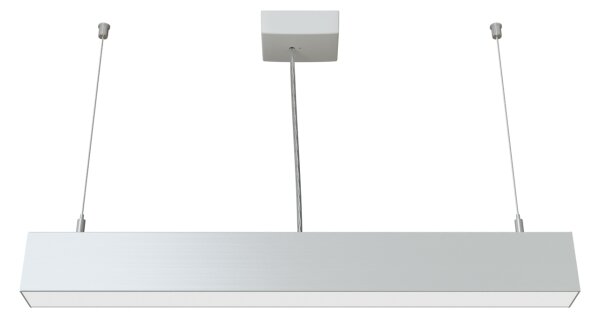 APLED - Lampadario LED su corda LOOK LED/23W/230V 4000K 60 cm argento
