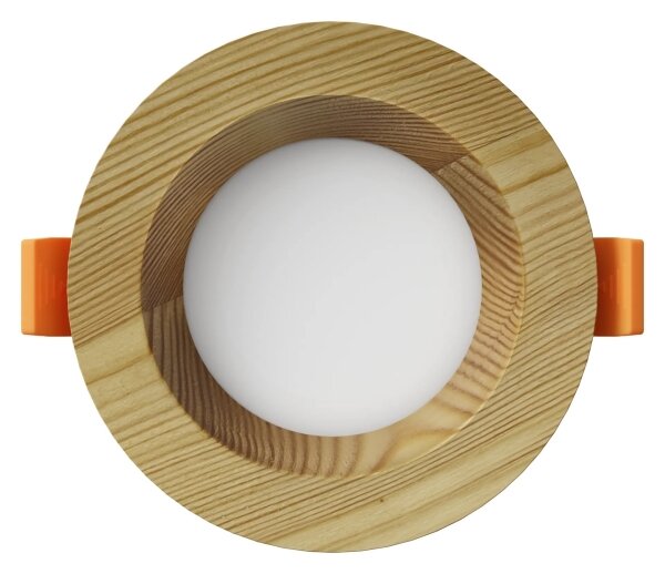 APLED - Lampada LED RONDO WOODLINE LED/3W/230V 4000K diametro 9 cm pino legno solido