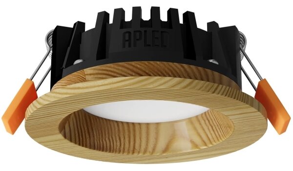 APLED - Lampada LED RONDO WOODLINE LED/3W/230V 3000K diametro 9 cm pino legno solido
