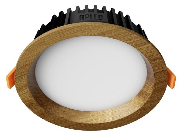 APLED - Lampada LED RONDO WOODLINE LED/6W/230V 4000K diametro 15 cm quercia legno solido