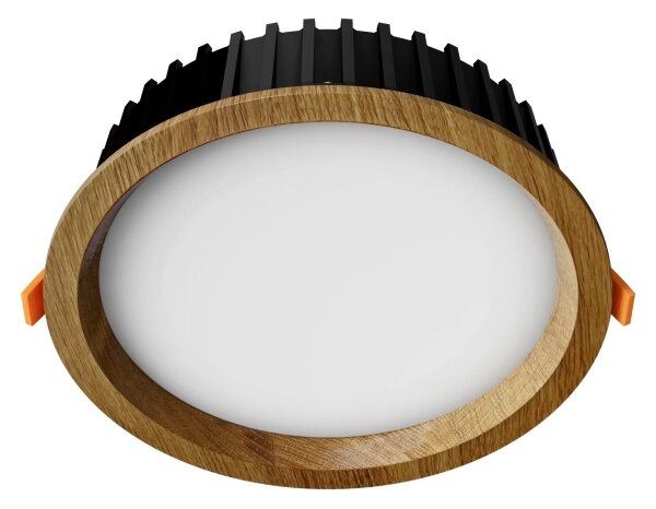 APLED - Lampada LED RONDO WOODLINE LED/12W/230V 3000K diametro 20 cm quercia legno solido