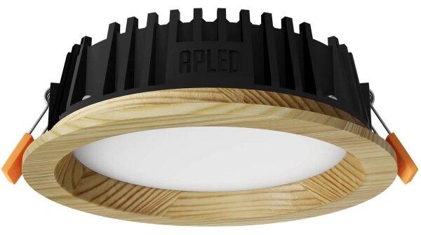 APLED - Lampada LED RONDO WOODLINE LED/6W/230V 4000K diametro 15 cm pino legno solido