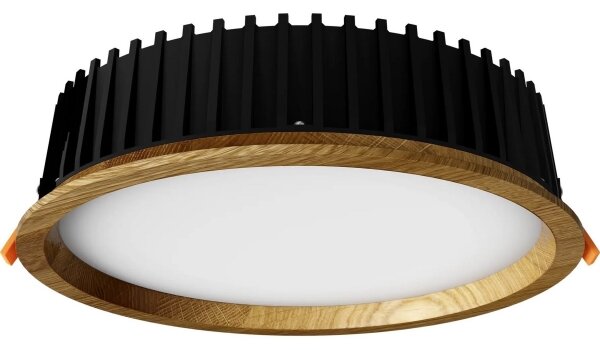 APLED - Lampada LED RONDO WOODLINE LED/18W/230V 4000K diametro 26 cm quercia legno solido