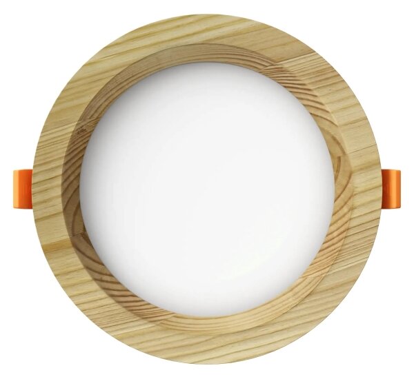 APLED - Lampada LED RONDO WOODLINE LED/6W/230V 4000K diametro 15 cm pino legno solido