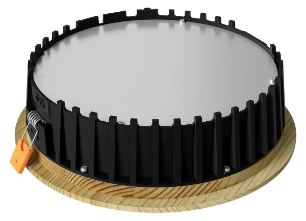 APLED-Lampada LED RONDO WOODLINE LED/12W/230V 3000K diametro 20 cm pino legno solido