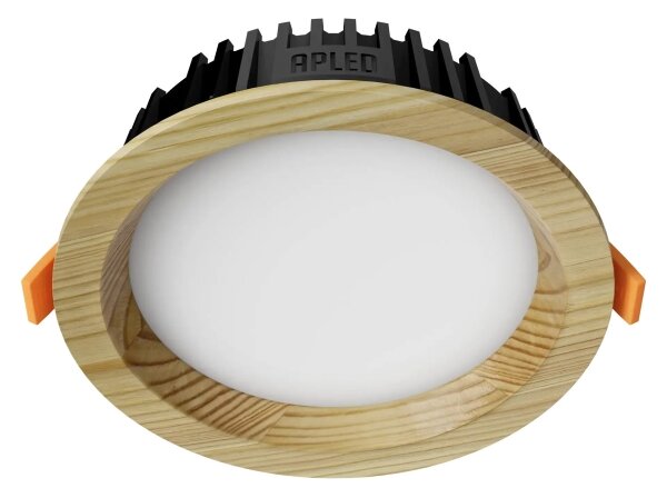 APLED - Lampada LED RONDO WOODLINE LED/6W/230V 4000K diametro 15 cm pino legno solido