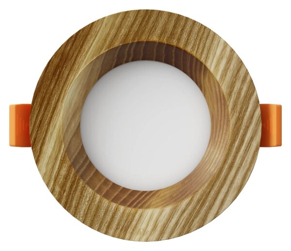 APLED - Lampada LED RONDO WOODLINE LED/3W/230V 4000K diametro 9 cm cenere legno solido