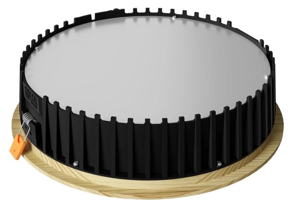 APLED-Lampada LED RONDO WOODLINE LED/18W/230V 3000K diametro 26 cm pino legno solido