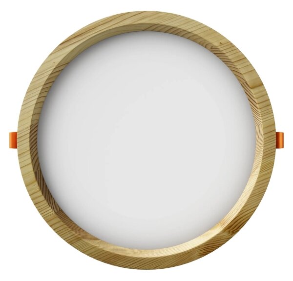 APLED-Lampada LED RONDO WOODLINE LED/18W/230V 3000K diametro 26 cm pino legno solido