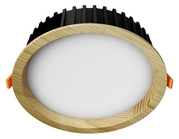 APLED-Lampada LED RONDO WOODLINE LED/12W/230V 3000K diametro 20 cm pino legno solido