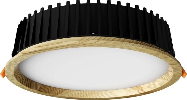 APLED-Lampada LED RONDO WOODLINE LED/18W/230V 4000K diametro 26 cm pino legno solido