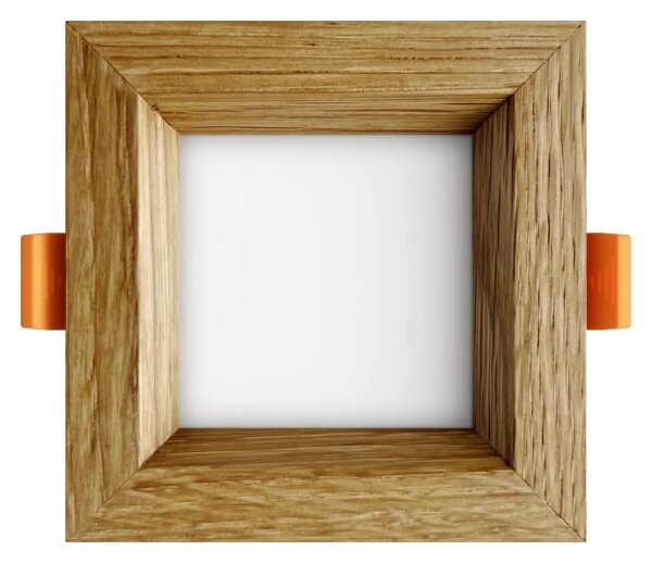 APLED - Lampada LED SQUARE WOODLINE LED/3W/230V 4000K 9x9 cm quercia legno solido