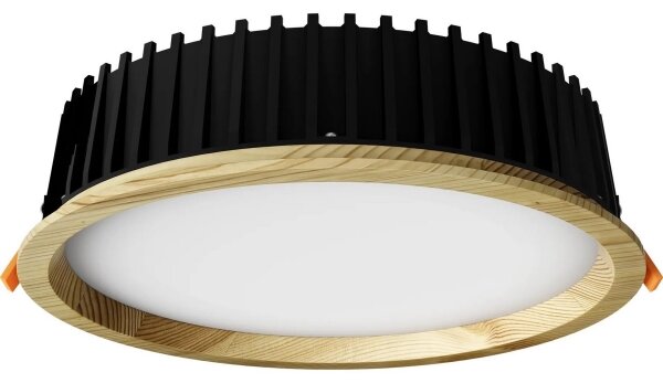 APLED-Lampada LED RONDO WOODLINE LED/18W/230V 3000K diametro 26 cm pino legno solido