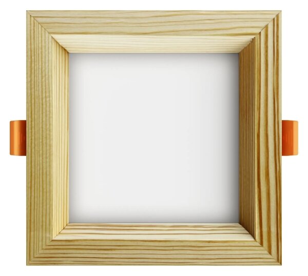 APLED -Lampada LED SQUARE WOODLINE LED/6W/230V 4000K 12x12 cm pino legno solido