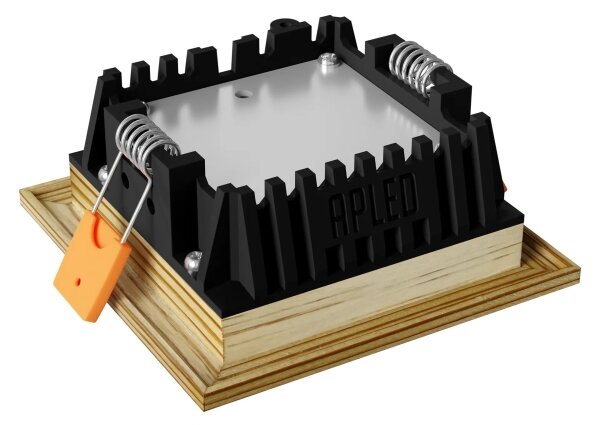 APLED -Lampada LED SQUARE WOODLINE LED/6W/230V 3000K 12x12 cm pino legno solido