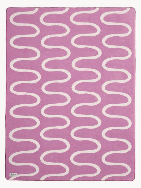 Coperta reversibile in cotone Swirl