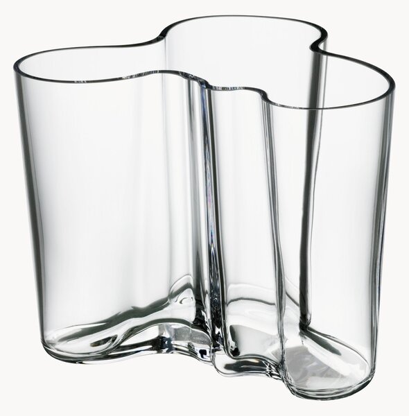 Vaso in vetro soffiato Aalto, alt. 12 cm