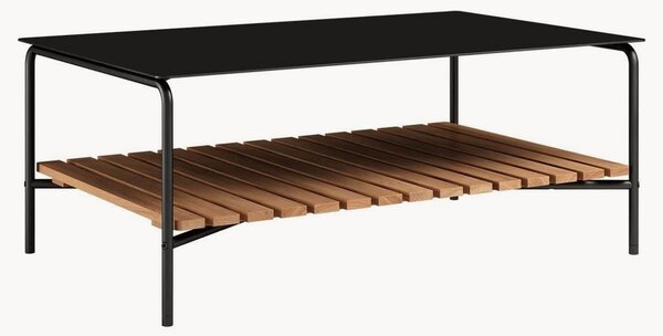 Tavolino da giardino con ripiano in legno di teak Patio