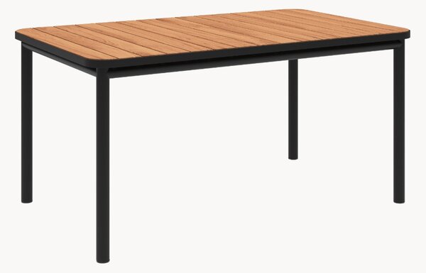 Tavolo da giardino con piano in legno di teak Kirra