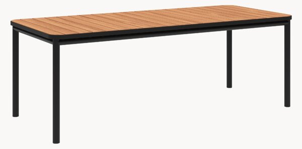 Tavolo da giardino con piano in legno di teak Kirra