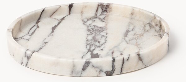 Vassoio decorativo in marmo Venice, Ø 35 cm