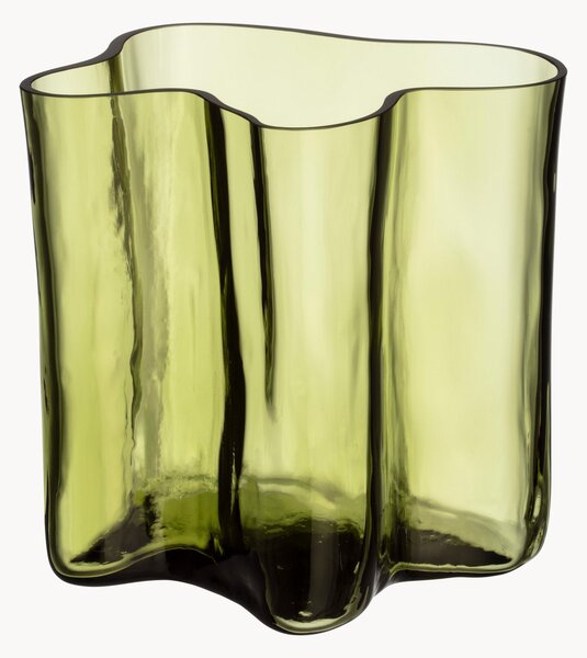 Vaso in vetro soffiato Aalto, alt. 20 cm