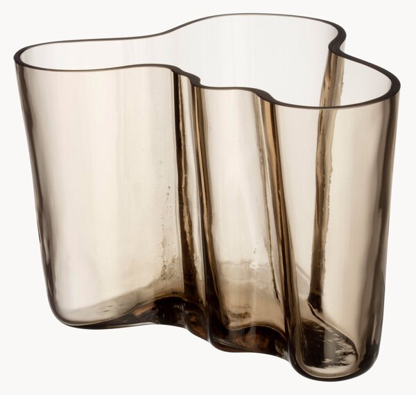 Vaso in vetro soffiato Aalto, alt. 14 cm