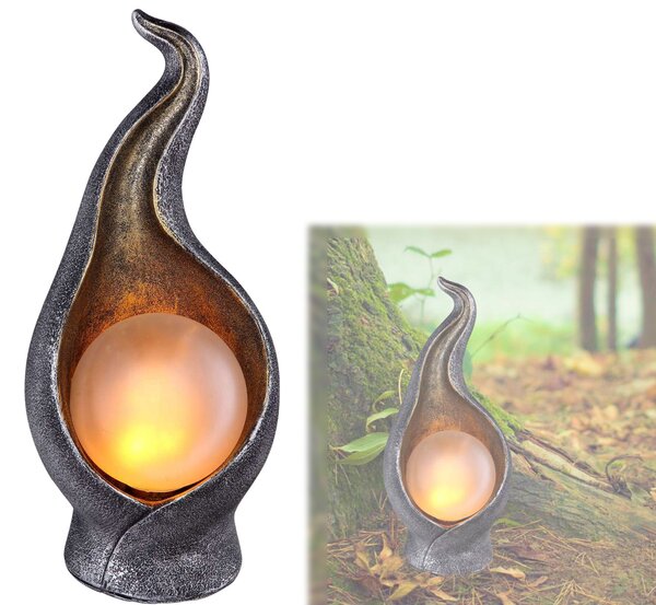 Luce solare giardino lampada solare decorativa a fiamma per esterni luce solare 33439