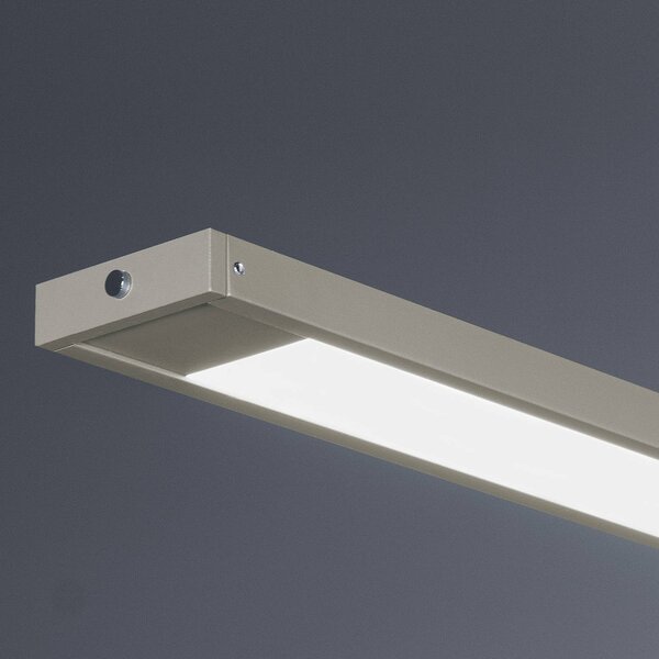 FISCHER & HONSEL Lampada a sospensione Marlo, dimmerabile, Crema / Ambra, Soggiorno / Sala da pranzo, Metallo, Moderno, Lampada a sospensione