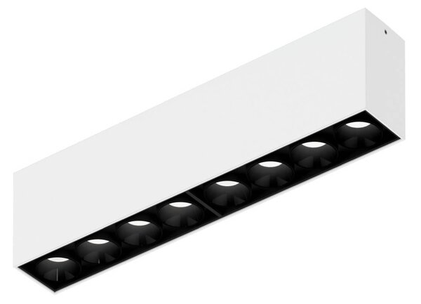 Wever & Ducré Lighting Plafoniera soffitto Linoo, dimmerabile, Nero, Soggiorno / Sala da pranzo, Alluminio, Moderno, Plafoniera
