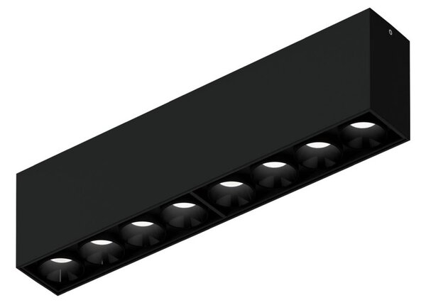 Wever & Ducré Lighting Plafoniera soffitto Linoo, dimmerabile, Nero, Soggiorno / Sala da pranzo, Alluminio, Moderno, Plafoniera