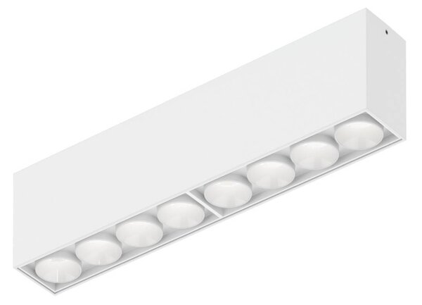 Wever & Ducré Lighting WEVER DUCRÉ Plafoniera LED Linoo 8.0, metallo bianco opaco Linoo, dimmerabile, Bianco / Opale, Soggiorno / Sala da pranzo, Alluminio, Moderno, Downlight