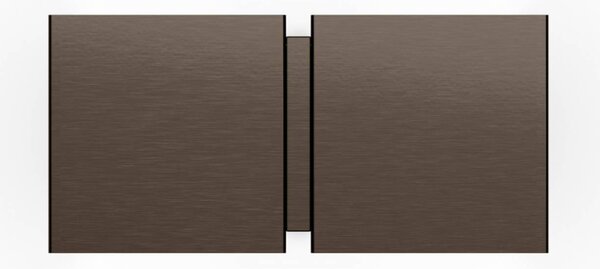 Wever & Ducré Lighting Applique da parete CG Square, Bronzo / Ottone antico, Soggiorno / Sala da pranzo, Metallo, Moderno, Applique