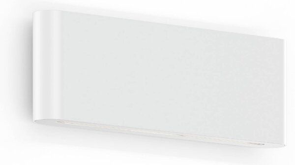 Wever & Ducré Lighting Applique da esterni Kiosk 2.0, dimmerabile, Bianco / Opale, Alluminio, Moderno, Applique da esterni