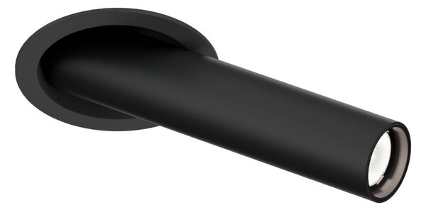 Wever & Ducré Lighting WEVER DUCRÉ Faretto LED da incasso Match Sneak nero 2.700 K, Nero, Soggiorno / Sala da pranzo, Alluminio, Moderno