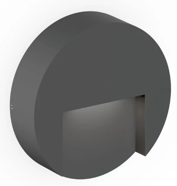 Wever & Ducré Lighting Applique da esterni Reto 1.3, dimmerabile, Nero, Alluminio, Moderno, Applique da esterni