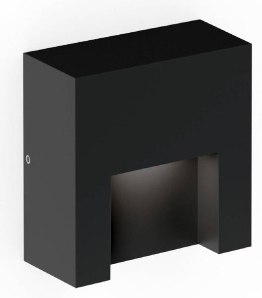 Wever & Ducré Lighting Applique da esterni Reto 0.8, dimmerabile, Nero, Alluminio, Moderno, Applique da esterni