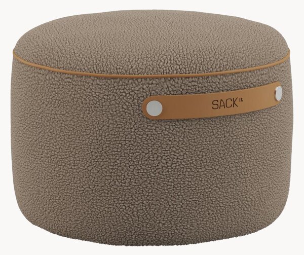 Pouf in teddy-bouclé SACKit