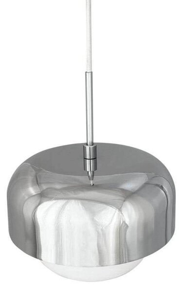Dyberg Larsen Lampada a sospensione Haipot, dimmerabile, Cromo / Argento, Soggiorno / Sala da pranzo, Metallo, Scandinavo, Lampada a sospensione