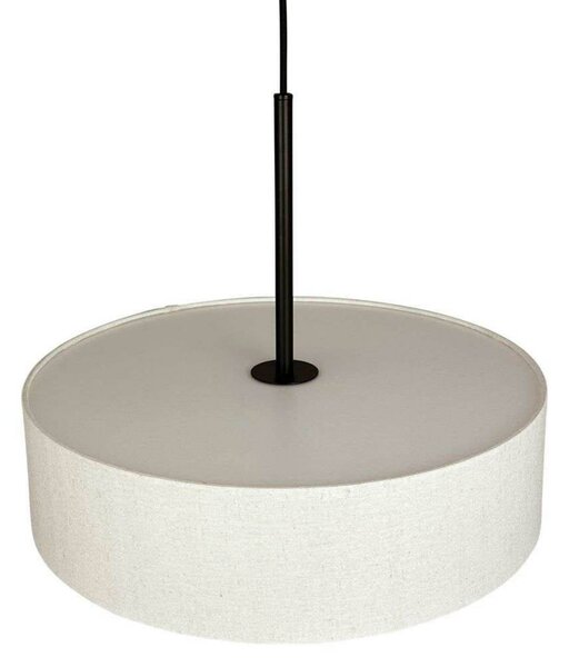 Dyberg Larsen Lampada a sospensione Calix, dimmerabile, Bianco / Opale, Soggiorno / Sala da pranzo, Tessuto / Stoffa / Seta, Design, Lampada a sospensione