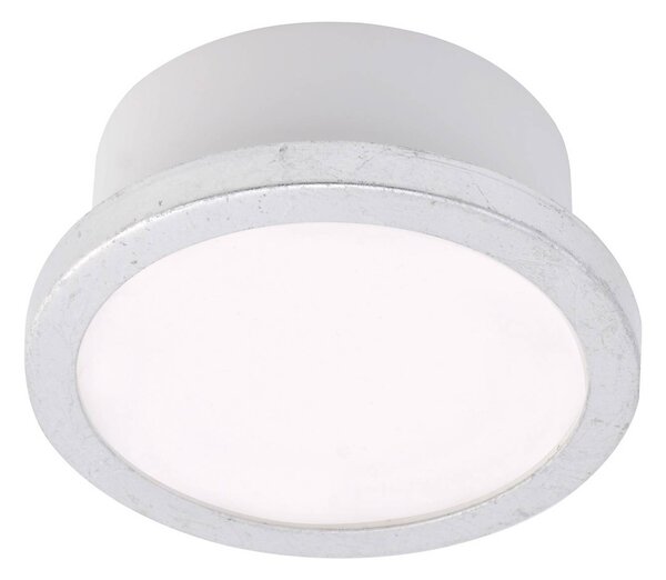 LIGHTME Plafoniera Aqua Uno, Cromo / Argento, Bagno, Alluminio, Moderno, Plafoniera